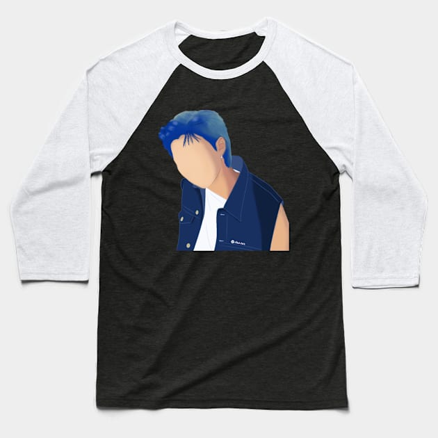 Kim Namjoon Baseball T-Shirt by kart-box